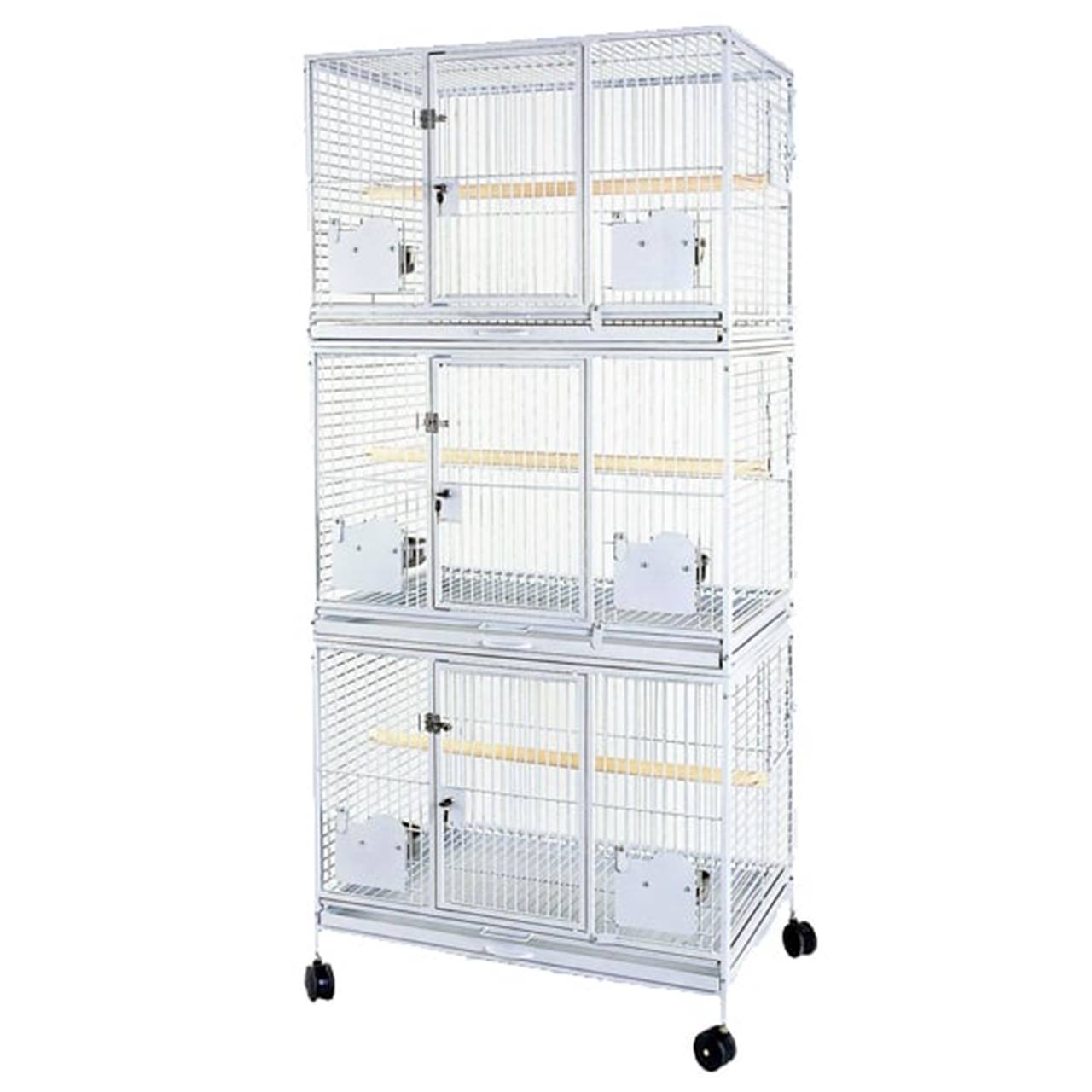 STRONG Birdcage Birdcage Myra, 3 floors, silvertone white